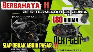 ZEROX FRENZY cuma 180 ribuan, reel bfs murah berkualitas‼️spek setara reel 300rban ,awas kehabisan😁