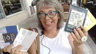 Blocks y postales para pintar acuarelas en vacaciones