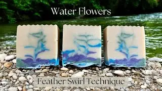 Feather swirl Soap