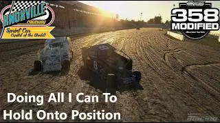 Swapping Positions Near The End Of The Race | iRacing | 358 Modifieds | Knoxville Raceway