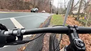 Testing my new chest mount for iPhone! #mtb #potomac #bethesda 