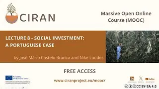 CIRAN MOOC - Lecture 8: Social Investment, a Portuguese Case