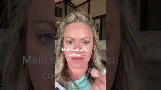 Cover blemishes with cream makeup! #3dfoundation #easymakeup
