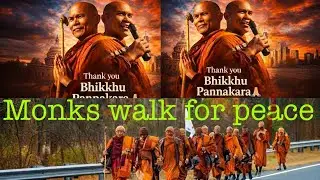 Walk for Peace | A Monk&rsquo;s Message to Humanity#buddha #walkforpeace