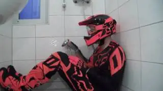 Fox Motocross 180 Race Outfit got wet under the shower