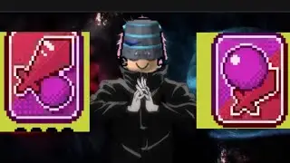 Defeating both final bosses in 3:08 with the best build in block tales…