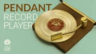 Vinyl Record Player Pendant (Jewelry)