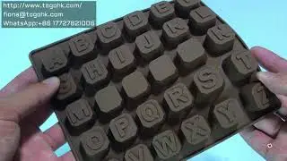 large letter chocolate molds