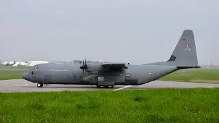 Royal Danish Air Force Lockheed C-130J-30 B-536 post-maintenance air tests and delivery flight