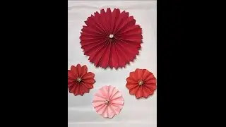 ಕ್ಯೂಟ್ ಪೇಪರ್ ಹೂ 🌼 #papercraft#craft#viral#artscraft#artwork#easycraft#DIY#kannadacraft