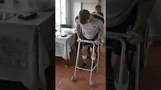 Spinal cord injury Wheelchair to First time walking on a Zimma frame