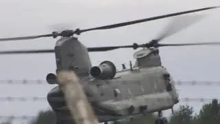 Chinook action at RAF Woodvale