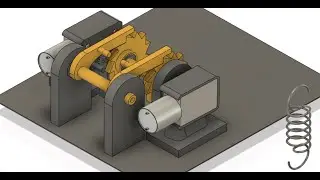 Fusion360 ESNEK YAY TASARIMI | Flexible Spring Design