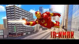 Superhero flying game template