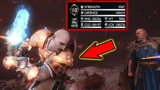 DLC Young Kratos GOLDEN ZEUS ARMOR VS Odin [GOD MODE MODDED BUILD] | God Of War Ragnarok GMGOW NG+