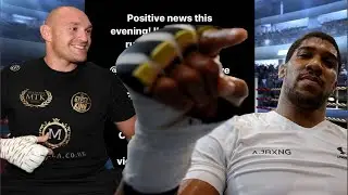 BREAKING: Anthony Joshua shares POSITIVE NEWS regarding Tyson Fury Undisputed fight!!