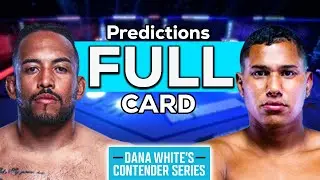 Contender Series 2025, неделя 10: Видаль против Родригеса. Полный прогноз и анализ ставок