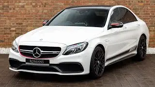 2015 Mercedes AMG C63 S Edition 1 Saloon - Diamond White - Walkaround, Interior & Exhaust Sound
