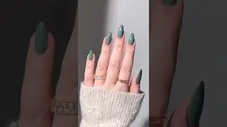 Sage Green Almond Nails # nails ideas