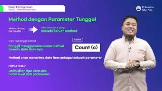 SESI 12 - DASAR PEMROGRAMAN - Sub-Program atau Method - PJJ Informatika Universitas Siber Asia