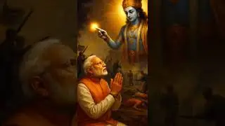 Lord Krishna Commands Modi to Rise: An Animated Divine Call After Phalgam Attack