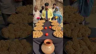 Funny Family Steel Ball Roll and Murmura Laddu Challenge #challenge #shorts #game