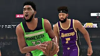 NBA 2K21 Gameplay - Lakers vs Timberwolves - Los Angeles vs Minnesota NBA 2K21 PS4