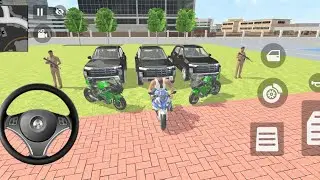 💥 Franklin order by 3️⃣ Black 🖤 Cars in Indian Theft Auto Simulator 🎮 | New update car ‎⁨@MrBeast⁩  