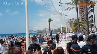 Benidorm Levante beach. 3 July 2020.