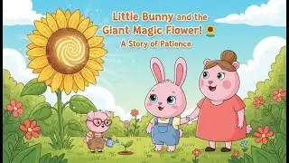 Little Bunny and the Giant Magic Flower! 🌻 A Story of Patience