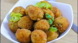 Crispy Potato Balls stuffed with vegetables | Non Fried Recipe | Gogi&rsquo;s Kitchen 