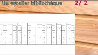 Modélisation d'un escalier-bibliothèque  (part 2 / 2)