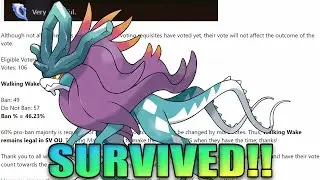 WALKING WAKE REMAINS IN POKEMON SCARLET & VIOLET OU!! SMOGON SUSPECT TEST HAPPY ENDING!!
