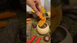 Autumn Sensory Bin for Kids #shorts