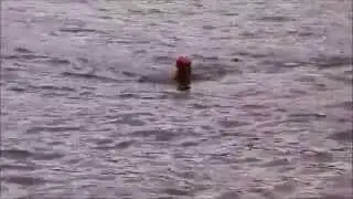 WINTER CROSSING OF MEUSE RIVER 2014