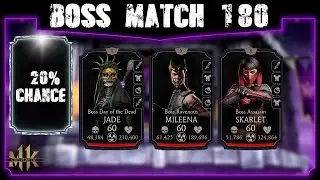 Mk mobile | Boss Battle 180 | second time tower complete | Fatal Dark queen tower #mkmobile #Mileena