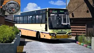 Bus Driving Insanity: Navigating Indonesia's Extreme Narrow Road | logitech g29 steering wheel #ets2