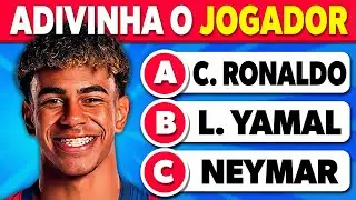 Adivinhe o NOME de 80 JOGADORES de FUTEBOL ⚽️👕 | Desde F&aacute;cil at&eacute; Imposs&iacute;vel | Quiz de Futebol