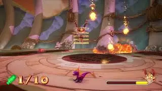 Spyro Reignited Trilogy: Scorch's Pit - No Damage, No Charging