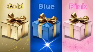 Top 3 Gift Box Challenge! 💛💙💖 Gold vs Blue vs Pink &ndash; Which One Has the Best Surprise?!