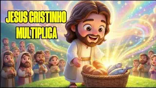 🍞🐟❤️ Jesus Cristinho Multiplica | Música Cristã Gospel Infantil | Pães e Peixes ❤️🐟🍞