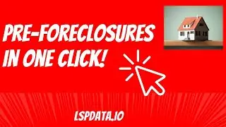One-Click Pre-Foreclosure Filter for Real Estate Investors