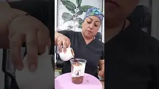 Nutella latte helado