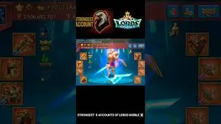 6 ACCOUNTS with 5 EMPEROR PIECES 😱 | Strongest in Lords Mobile! #lordsmobile