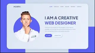Build a neumorphism  website from scratch using HTML CSS and Bootstrap
