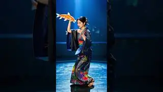 The Fantasy Stage Show of Edo Merchant Beauties and Agile Koi