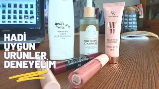 YENİ UYGUN ÜRÜNLERİ DENİYORUM..GOLDEN ROSE NUDE LOOK SERİSİNİ DENEDİM...