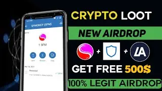 New Crypto Airdrop SFMONEY || 1SFM 50$ || 10SFM 500$ for Joining || instant in Bank