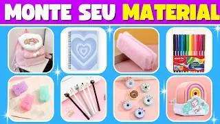 Monte Seu Material Escolar 2026 🎒 | Escolhas Imposs&iacute;veis! | Globo Quiz