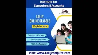 Motion graphic Computer Institute Tally Online video advertisement
